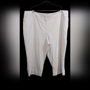 Lane Bryant The Laney Wide Leg Crop Linen Women's Pants Size‎ 26